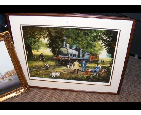 ERIC BURROWS - A Limited Edition coloured print No.2 - 'Teastop'