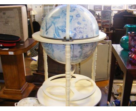 A cocktail bar globe