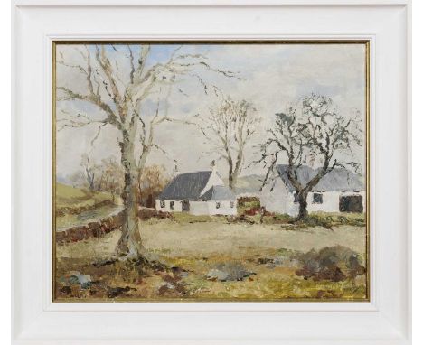 * HELEN M TURNER PAI (SCOTTISH 1937 - 2023), UNTITLED oil on canvas, signedframedimage size 49cm x 59cm, overall size 66cm x 