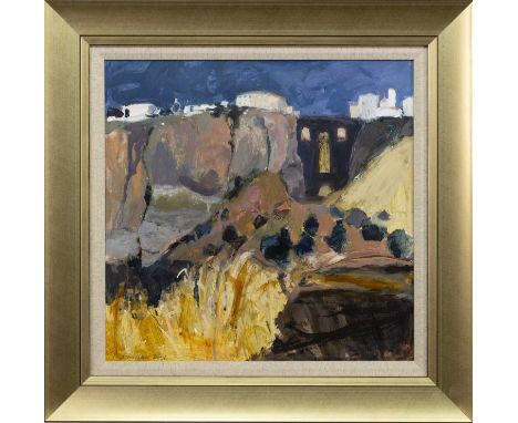 * SHEILA MACMILLAN DA PAI (SCOTTISH 1928 - 2018) RONDA, SPAIN oil on board, signed and dated 2001, titled verso but obscured 