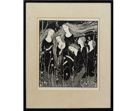 * HANNAH FRANK (SCOTTISH 1908 - 2008), GARDEN (1932) lithograph on paper, signed in pencilmounted, framed and under glassimag