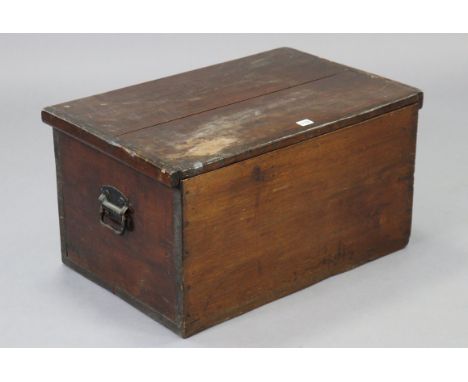 Lot 165 - A FAUX CROCODILE SKIN LEATHER STEAMER TRUNK