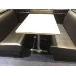 Furniture Asset: LOT OF: 10 qty: Table 4-Top Banquet D. Table, 48"W x 30"D x 29"H, Orig. price: $