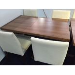 Furniture Asset: LOT OF: 6 qty: Table 4-Top D. Table Rectangle, 48"W x 30"D x 29.5"H, Orig price: $