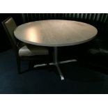 Furniture Asset: LOT OF: 11 qty: Table Round 4-Top D. Table, 50"D x 29"H, Orig. price: $500, new