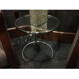 Furniture Asset: LOT OF: 2 qty: Side Table Glass Side Table, 20"W x 20"D x 24.5" H, Orig. price: $