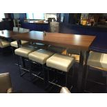 Furniture Asset: LOT OF: 2 qty: Table Wood Community Table, 72"W x 30"D x 42.5"H, Orig price: $1000,
