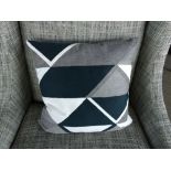 Furniture Asset: LOT OF: 15 qty: Pillow Pillow, triangle design, 18"W x 6"D x 18"H, Orig. price: $