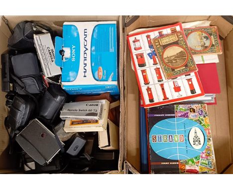 Assorted cameras, and assorted stamps and first day covers Provenance: Sold on behalf of the SNCB Society