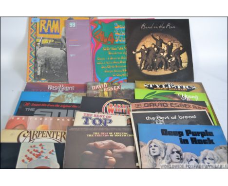 A good collection of vinyl long play LP's records to include Wings, Paul McCartney, Jimi Hendrix, Bread, david Essex, Barry W