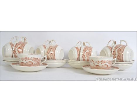 FURNIVALS ' QUAIL ' 1913 Made In England RD No 684771 mixed set to include five breakfast cups and eight saucers eight teacup