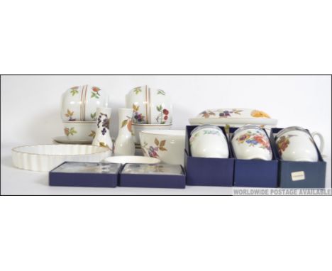 A collection of Royal Worcester Evesham ceramic ware items together with Worcester boxed items. Pease see images.