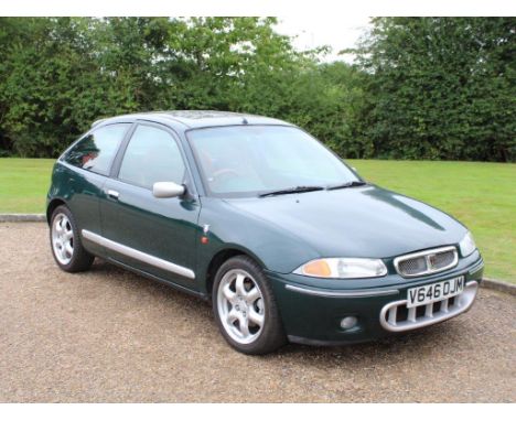 1999 Rover 200 BRMMake: Rover Model: 200 BRMYear: 1999Mileage: 30400VIN: SARRFCNLHXD435146Configuration: Right Hand DriveRegi