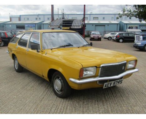 1978 Vauxhall VX 2300 EstateMake: Vauxhall Model: VX 2300 EstateYear: 1978Mileage: 83372VIN: 9L35NHY136761Configuration: Righ