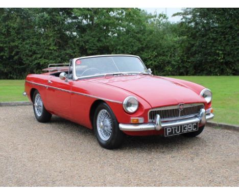 1965 MG B RoadsterMake: MG Model: B Roadster Year: 1965Mileage: 0VIN: GHN3L40685Configuration: Right Hand DriveRegistration: 