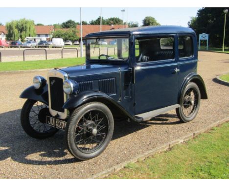 1934 Austin SevenMake: Austin Model: Seven Year: 1934Mileage: 10110VIN: 194702Configuration: Right Hand DriveRegistration: JU