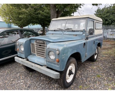 1972 Land Rover 88 SIII"Make: Land Rover Model: 88"Year: 1972Mileage: 0VIN: 90102208AConfiguration: Right Hand DriveRegistrat