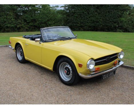 1973 Triumph TR6 PiMake: Triumph Model: TR6 PiYear: 1973Mileage: 15428VIN: CR20640Configuration: Right Hand DriveRegistration
