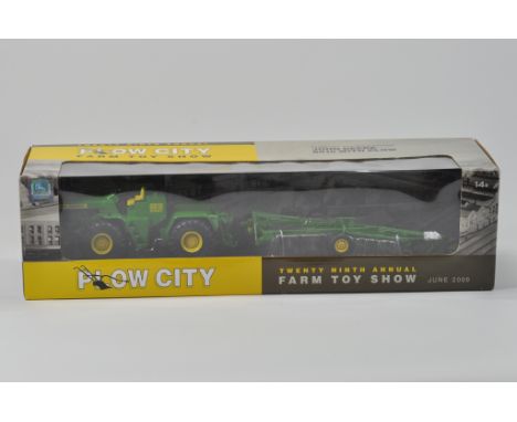 Ertl Britains 2009 Plow City Show Edition John Deere 8010 Tractor with plough. A in A Box. 