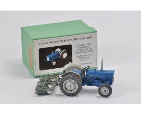 Brian Norman 1/32 Scale Fordson Super Dexta Tractor with Scratch Built (Ken Davies) Ferguson Cultivator. Generally A with box