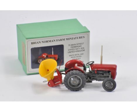 Brian Norman 1/32 Scale Massey Ferguson MF35 Tractor with Scratchbuilt rear spreader. A with boxes. (2)