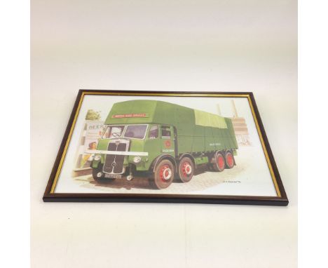 An impressive Print of a BRS commercial Vehicle.