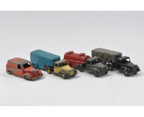 A selection of vintage Timpo Commercial Vehicles including Pickfords and others. Generally D. (4)