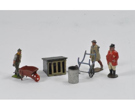 Britains Vintage Metal Figures group. Mainly D. (7)