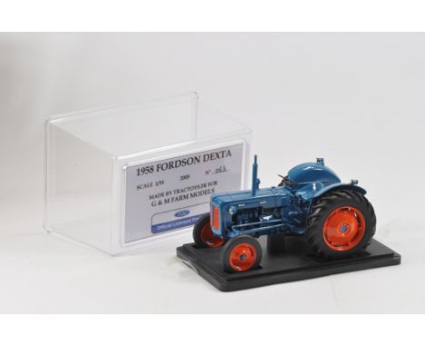 G&M Farm Models 1/16 Scale 1958 Fordson Dexta Hand Built Model Tractor. This prestigious hard to find limited edition is A in