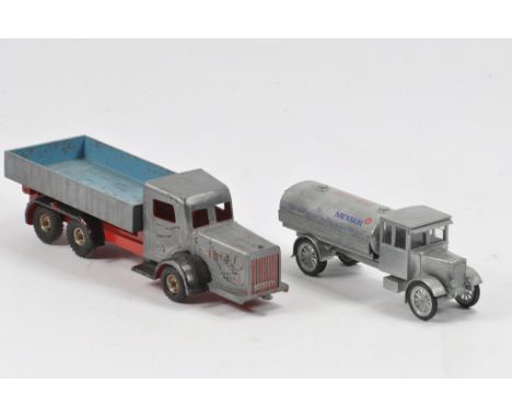 Duo of European Brand Vintage Diecast Trucks. Both B/C. (2)