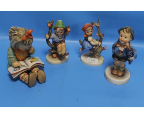 FOUR WEST GERMAN FIGURES (GOEBBEL/HUMMEL)