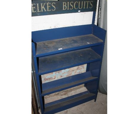 AN ELKES BISCUITS STORAGE SHELF