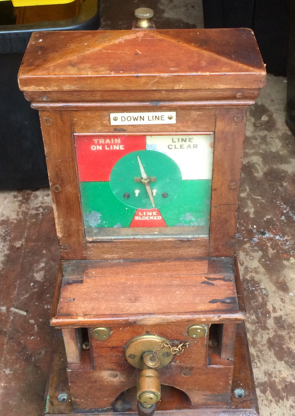 Antique Wooden Railway Signal Repeater - 18