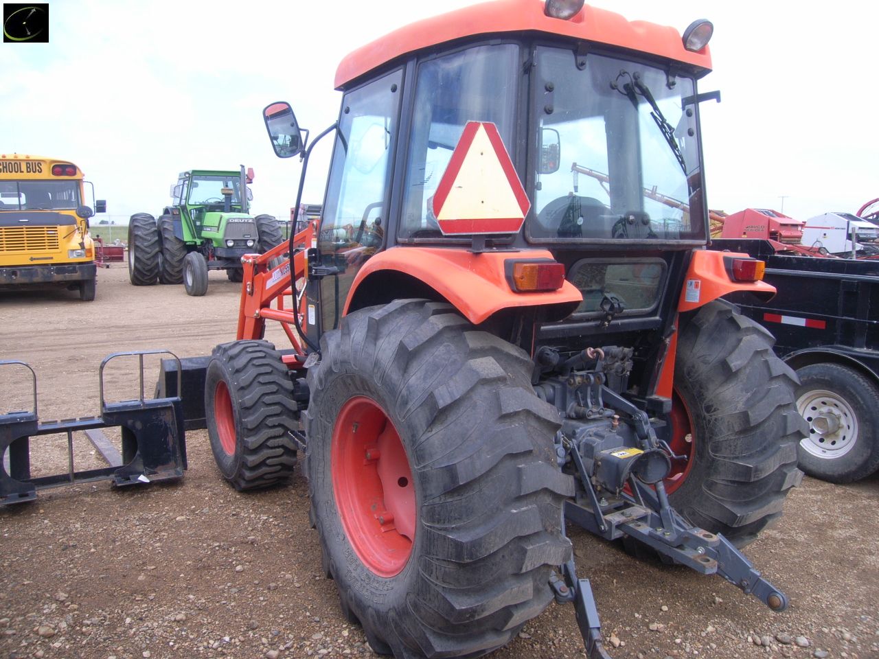 2011 Kioti DK55 MFWD, 2 hyds, PTO, 4spd trans., showing 881hrs, 55HP