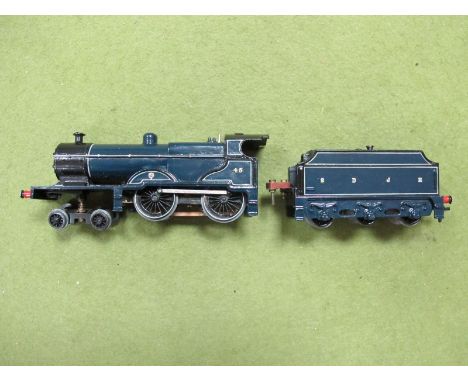 A 'OO' Scale White Metal Kit Built Model of Somerset and Dorset 4-4-0 2P Class Locomotive, hand built and very nicely painted