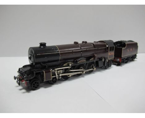 A 1938/39 Trix 'OO' 4-6-2 'Princess', finished in LMS maroon, R/No. 6201, body/tender repainted. Hard to find locomotive. 
