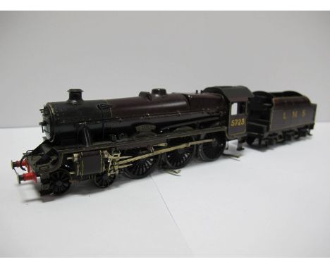 A 'OO' Scale Brass Kit Built Model of LMS 4-6-0 Jubilee Class Locomotive, very nicely built and painted as number 5723 "Fearl