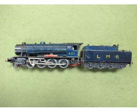 A 'OO' Scale Brass Kit Built Model of W-D Austerity 2-8-0 Locomotive, fitted with two rail electric pick up. Nicely painted i