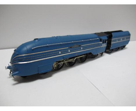 A 'OO' Scale Brass 4-6-2 Coronation Class Locomotive and Tender Named 'Coronation', R/No. 6220, finished in LMS blue, built t