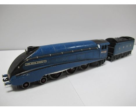 A Pre-War Hornby Dublo 4-6-2 A4 'Sir Nigel Gresley' Three Rail, R/No. 4498, blue valances, with post war LNER blue tender.