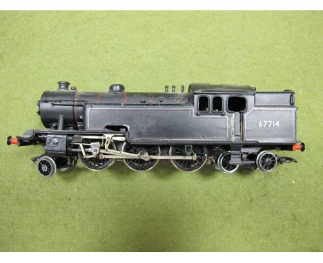 A 'OO' Scale White Metal Kit of a 2-6-4 Thompson Tank R/No. 67714, finished in black, built up.