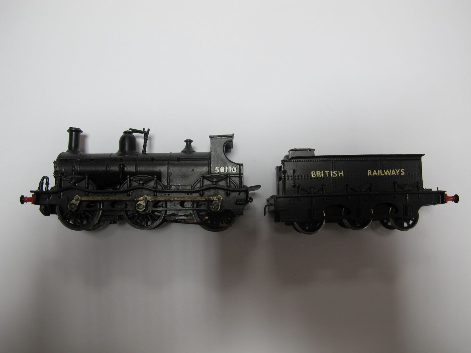 A White Metal Kit Built "OO" Gauge 060 Tank with Tender, R