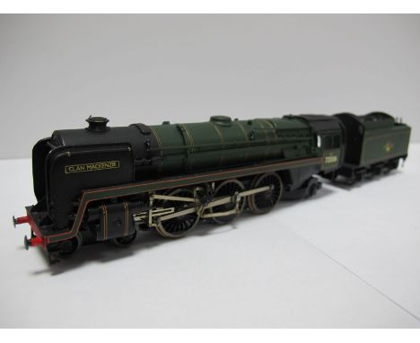 A 'OO' Scale Brass 4-6-2 Clan Class Locomotive and Tender, named 'Clan Mackenzie' R/No. 72006. Built to a very good standard.