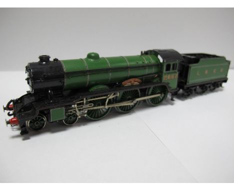 A 'OO' Scale Brass and White Metal Kit Built Model of LNER  4-6-0 B17 Class Locomotive, fitted with two rail electric pick up