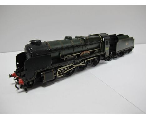 A 'OO' Scale Brass and White Metal Kit Built Model of Southern 4-6-0 Lord Nelson Class Locomotive, fitted with two rail elect