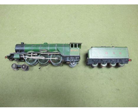 A "00" Scale Brass Kit Built of L.N.E.R 4-6-2 A3 Class Locomotive, fitted with early two rail electric pick up, average paint