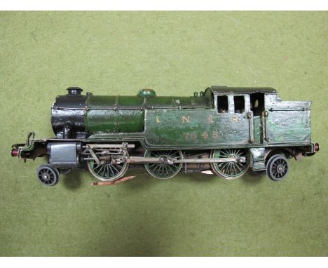 A 'OO' Scale Brass Kit Built Model of LNER 2-6-2 VI Class Tank Locomotive, in fair condition. Painted in LNER Apple green as 