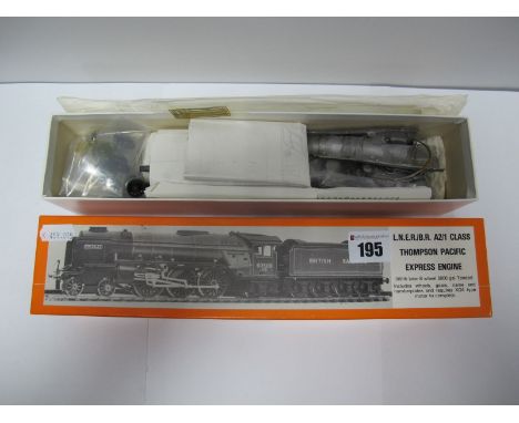 A 'OO' Scale White Metal/Brass Kit of a 4-6-2 LNER/BR A2/1 Thompson Pacific by Nu Cast, unmade, boxed, unchecked.