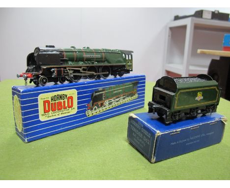 A Hornby Dublo EDL12 Three Rail 4-6-2 'Duchess of Montrose' Locomotive and Tender R/No. 46232, gloss finish, overall very goo