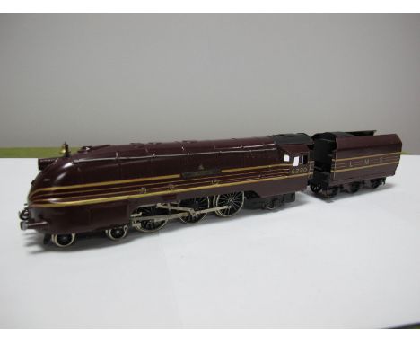 A 'OO' Scale 4-6-2 Brass Built Coronation Locomotive and Tender, named 'Coronation' R/No. 6220. Finished in LMS Crimson. With